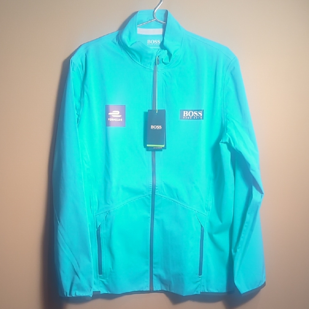 Boss Men's Turquoise Windbreaker